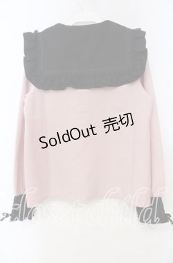 画像4: DearMyLove / セーラーレースフリルビジューブラウス M ピンク O-25-11-04-014-EL-BL-OW-OS