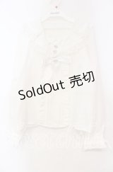 DearMyLove / 推しリボンテーラードセーラー襟ブラウス M シロ O-25-11-04-017-EL-BL-OW-OS