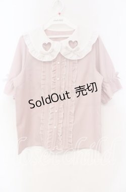 画像1: DearMyLove / 選べるくり抜きモチーフブラウス M ピンク O-25-11-04-019-EL-BL-OW-OS
