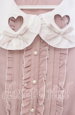 画像2: DearMyLove / 選べるくり抜きモチーフブラウス M ピンク O-25-11-04-019-EL-BL-OW-OS