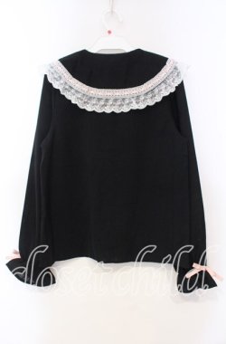 画像3: DearMyLove / 選べる襟デザインロリータレースブラウス M クロ O-25-11-04-020-EL-BL-OW-OS