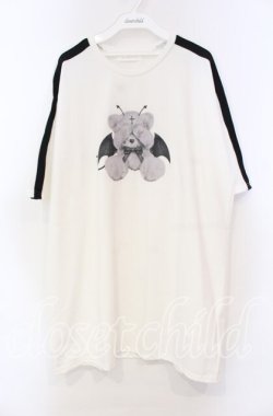 画像1: DearMyLove / 選べるプリントビッグT F シロ O-25-11-04-022-EL-TO-OW-OS