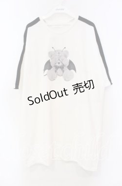 画像1: DearMyLove / 選べるプリントビッグT F シロ O-25-11-04-022-EL-TO-OW-ZT250