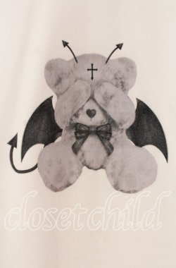 画像2: DearMyLove / 選べるプリントビッグT F シロ O-25-11-04-022-EL-TO-OW-OS