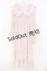DearMyLove / 丸襟はしごレースフリルネグリジェ M ピンク O-25-11-04-023-EL-OP-OW-OS