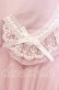 画像2: DearMyLove / 丸襟はしごレースフリルネグリジェ M ピンク O-25-11-04-023-EL-OP-OW-OS (2)