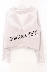 Dear My Love / うさ耳はしごレースフリルジャケット M ピンク O-25-11-04-025-EL-JA-OW-OS