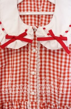 画像2: DearMyLove / 選べる丈ティアードワンピース M アカ O-25-11-04-027-EL-OP-OW-OS