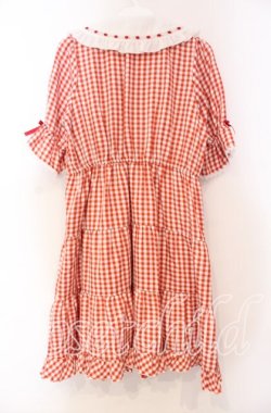 画像3: DearMyLove / 選べる丈ティアードワンピース M アカ O-25-11-04-027-EL-OP-OW-OS