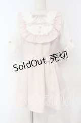 DearMyLove / お茶会フリルハートリボンワンピース M　ミニ丈 ピンク O-25-11-04-029-EL-OP-OW-OS