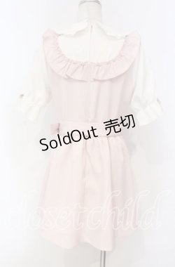画像3: DearMyLove / お茶会フリルハートリボンワンピース M　ミニ丈 ピンク O-25-11-04-029-EL-OP-OW-OS
