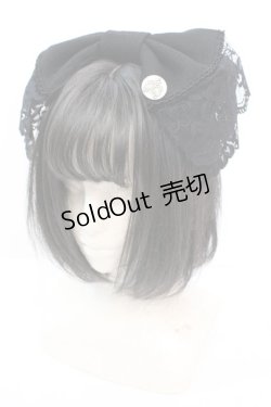 画像1: MIHO MATSUDA / カチューシャ  ブラック O-25-11-06-001-GO-AC-IG-OS