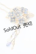 axes femme / 紫陽花モチーフかんざし  ゴール7ド×ブルー O-25-11-06-045-AX-AC-IG-OS
