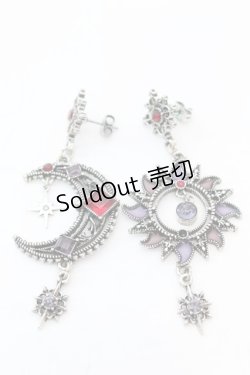 画像1: 【SALE】axes femme / アラビアン２ＷＡＹピアス  ガンメタ O-25-11-06-046-AX-AC-IG-ZT422-F004