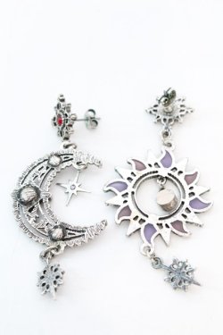 画像2: axes femme / アラビアン２ＷＡＹピアス  ガンメタ O-25-11-06-046-AX-AC-IG-OS