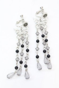 画像1: axes femme POETIQUE / チャイナ蝶モチーフイヤリング  シルバー O-25-11-06-047-AX-AC-IG-OS