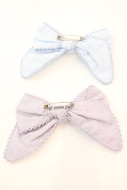 画像2: PINK HOUSE / グラデーションリボンブローチ  ラベンダー・ブルー O-25-11-06-049-LO-ZA-OW-OS