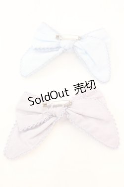 画像2: PINK HOUSE / グラデーションリボンブローチ  ラベンダー・ブルー O-25-11-06-049-LO-ZA-OW-OS