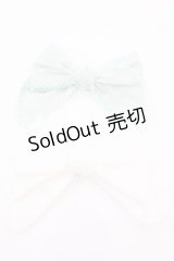 PINK HOUSE / グラデーションリボンブローチ  ライム・ホワイト O-25-11-06-050-LO-ZA-OW-OS