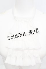 abilletage / フリルジャボ  ホワイト O-25-11-06-053-GO-ZA-OW-OS