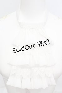 abilletage / フリルジャボ  ホワイト O-25-11-06-053-GO-ZA-OW-OS