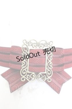 画像1: sha＊lan＊ra / リボンゴムベルト  アカ O-25-11-06-056-LO-ZA-OW-OS