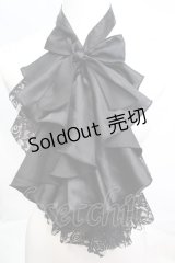 MARBLE / 流麗ドレープゴシックエレガンスタイ  ブラック O-25-11-06-064-GO-ZA-IG-OS