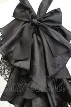 画像2: MARBLE / 流麗ドレープゴシックエレガンスタイ  ブラック O-25-11-06-064-GO-ZA-IG-OS