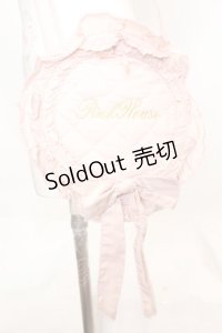 PINK HOUSE / ロゴ刺繍フリルポシェット  ピンク O-25-11-06-065-LO-BG-IG-OS