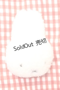 画像2: merry jenny / ギンガムもこもこmiffyトート  アカ O-25-11-06-067-LO-BG-IG-OS