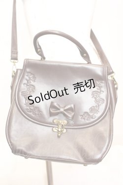 画像1: axes femme POETIQUE / クラシカル型押しバッグ  ブラウン O-25-11-06-069-AX-BG-IG-OS