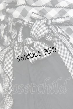 画像2: KANEKO ISAO / ギンガムトートバッグ  クロ×シロ O-25-11-06-070-EL-BG-IG-OS