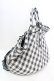 画像3: KANEKO ISAO / ギンガムトートバッグ  クロ×シロ O-25-11-06-070-EL-BG-IG-OS (3)