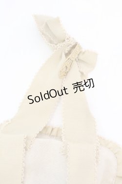 画像3: KANEKO ISAO / ピコフリルレース切り替え瓢箪ポシェット  ベージュ O-25-11-06-072-EL-BG-OW-OS