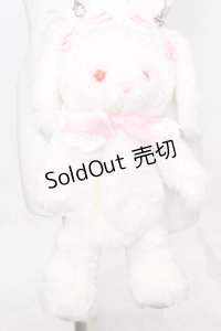 BABY,THE STARS SHINE BRIGHT / うさくみゃポシェット  シロ×ピンクリボン O-25-11-06-074-BA-BG-OW-OS