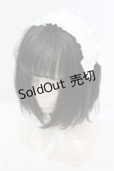 BABY,THE STARS SHINE BRIGHT / はしごレースのスピンドールヘッドドレス  シロ O-25-11-06-008-BA-AC-IG-OS