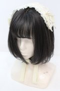 BABY,THE STARS SHINE BRIGHT / はしごレースのスピンドールヘッドドレス  生成り O-25-11-06-009-BA-AC-IG-OS