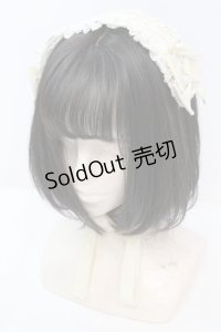 BABY,THE STARS SHINE BRIGHT / はしごレースのスピンドールヘッドドレス  生成り O-25-11-06-009-BA-AC-IG-OS
