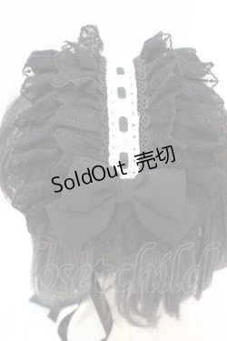 画像2: Vallee lys / Lace Enchantment Headdress  ブラック×ホワイト O-25-11-06-013-GO-AC-IG-OS