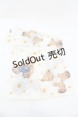 PINK HOUSE / テディマーガレットスカーフ  アイボリー O-25-11-06-018-LO-ZA-IG-OS