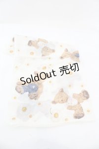 PINK HOUSE / テディマーガレットスカーフ  アイボリー O-25-11-06-018-LO-ZA-IG-OS