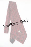 BPN / クロスジャガードネクタイ  レッド O-25-11-06-019-GO-ZA-IG-OS
