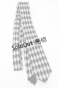 BPN FOR MEN / ダイヤジャガードネクタイ  ブラック×シルバー O-25-11-06-020-GO-ZA-IG-OS