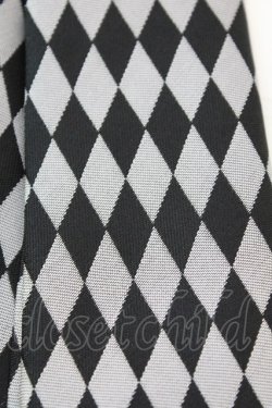 画像2: BPN FOR MEN / ダイヤジャガードネクタイ  ブラック×シルバー O-25-11-06-020-GO-ZA-IG-OS