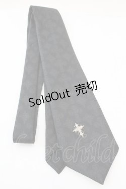 画像1: BPN / クロスジャガードネクタイ  ブラック O-25-11-06-021-GO-ZA-IG-OS