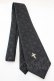画像1: BPN / クロスジャガードネクタイ  ブラック O-25-11-06-021-GO-ZA-IG-OS (1)