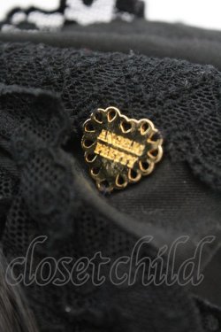 画像2: Angelic Pretty / レースハートチャームくるりんカチューシャ  クロ O-25-11-06-002-AP-AC-IG-OS