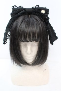 画像3: Angelic Pretty / レースハートチャームくるりんカチューシャ  クロ O-25-11-06-002-AP-AC-IG-OS