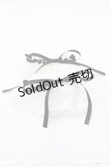 BABY,THE STARS SHINE BRIGHT / トーションレースお袖とめ  シロ×クロ O-25-11-06-025-BA-ZA-IG-OS