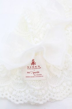 画像2: m petit by misako / AMリボンツキショートAC  オフ O-25-11-06-026-LO-ZA-IG-OS